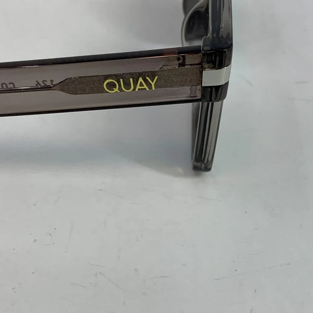 QUAY My Type Sunglasses Tort Clear Blue Light‎ Square Frames Fashion Shades
